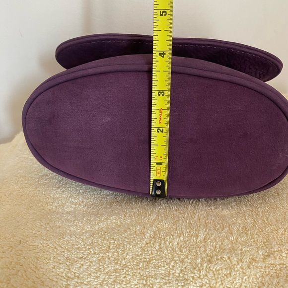 Coach 4946 Sonoma Small Flap Nubuc Grape Purple Vintage Leather - Picture 11 of 16